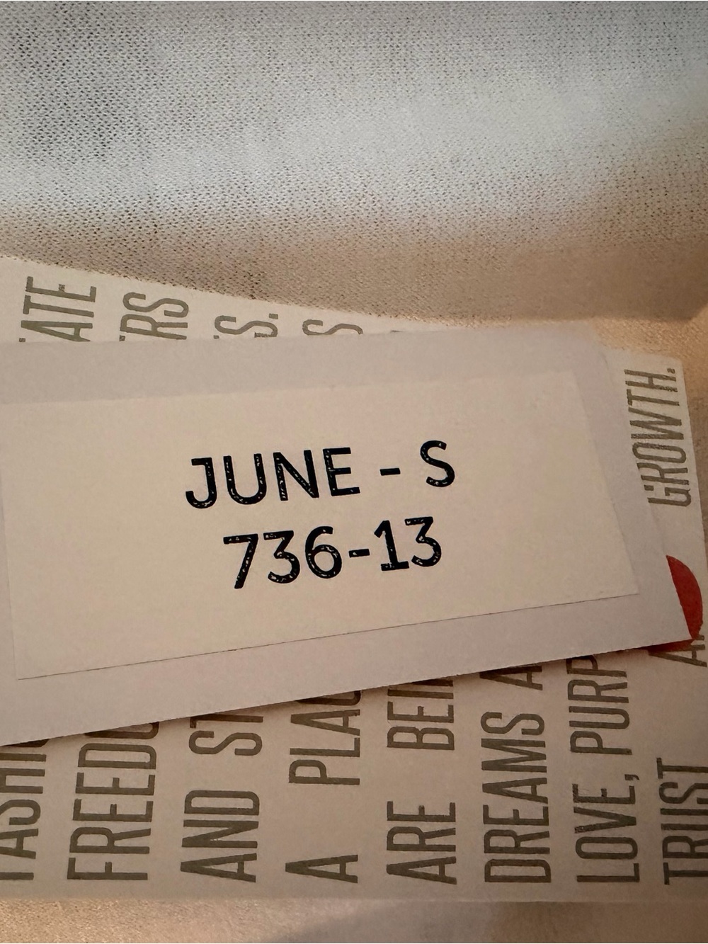 Lularoe June Ruffle Hem Top - Picture 3 of 4